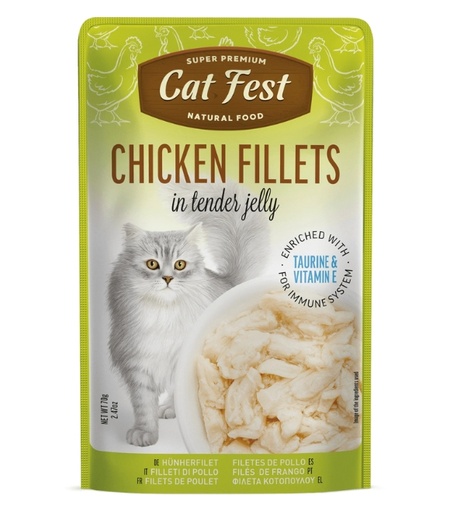 Cat Fest Chicken Fillet Tender Jelly Pouch 70g