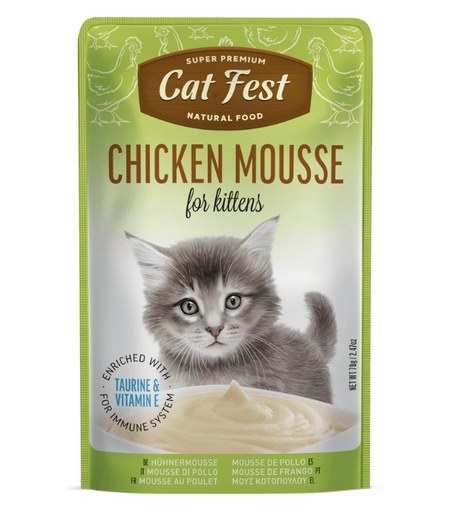 Cat Fest Chicken Mousse for Kittens 70g
