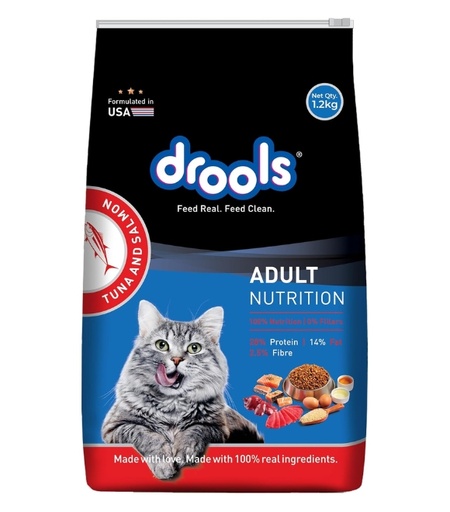 [8906125484409] Drools Cat Dry Food – Tuna &amp; Salmon 1.2kg