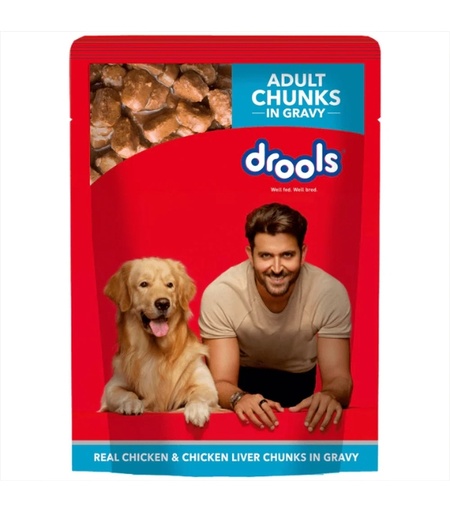 [8906043149145] Drools Wet Food Adult Dogs – Chicken &amp; Liver Gravy 150g