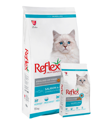 [8698995028844] Reflex Sterilised Adult Cat Food with Salmon & Anchovy 2kg