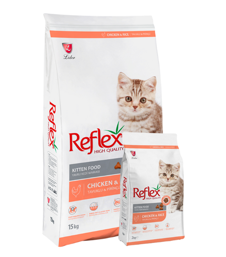 [8698995028851] Reflex Kitten Food with Chicken & Rice 2kg