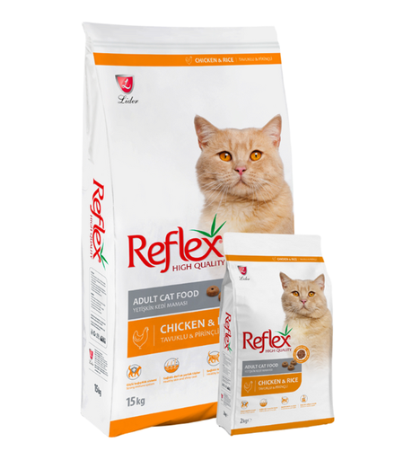[8698995028868] Reflex Adult Cat Food with Chicken &amp; Rice 2kg