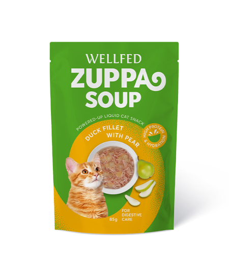 Pet Interest Wellfed Zuppa Soup – Duck Fillet with Pear for Cats, 85g
