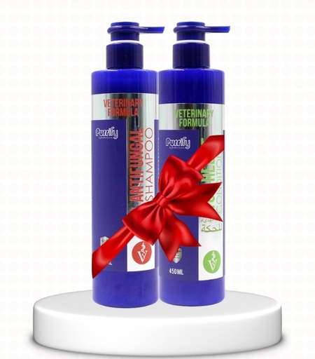 Purrify Veterinary Formula Antifungal Shampoo & Itch Relief Conditioner Pack – 450ml-Offer