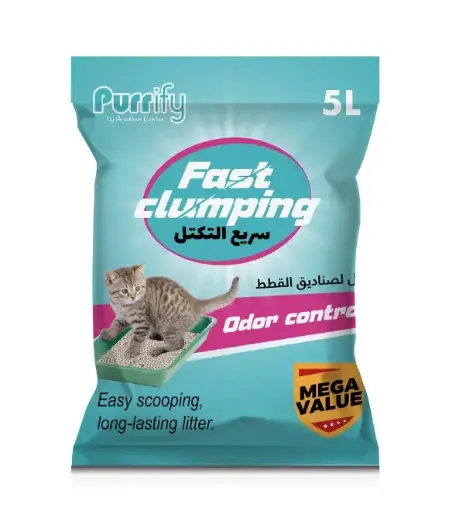 [6359346129468-Unscented] Purrify Fast Clumping Cat Litter 5Ltr Unscented