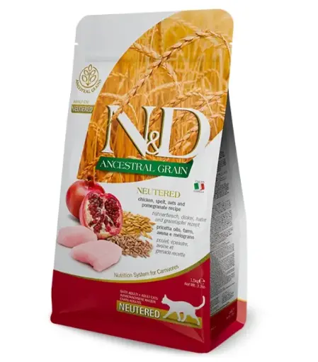 [8010276030481] PZ-Farmina N&D Chicken Pomegranate Neutered 1.5 Kg