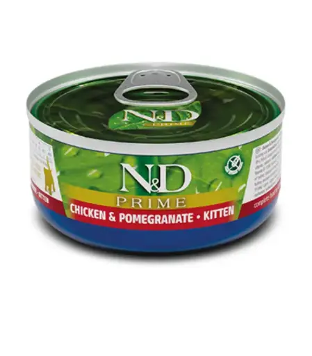 [8606014102901] PZ-N&D Cat Prime Chicken & Pomegranate Kitten 70 Gm