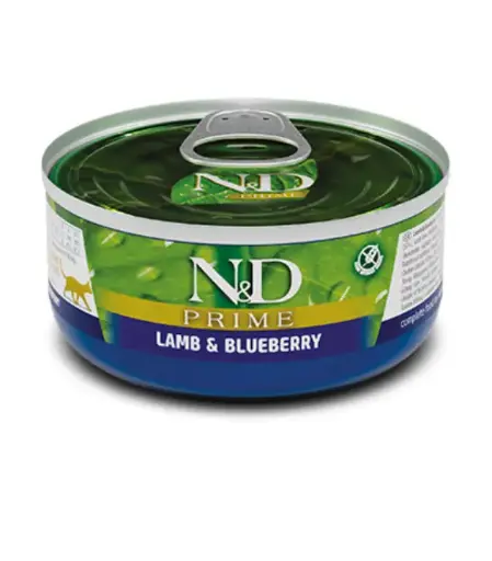 [8606014102062] PZ-N&D Cat Prime Lamb & Blueberry 70 Gm